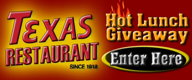 WSQV Texas Hot Lunch Giveaway